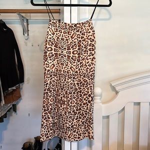 Top Shop Cheetah Print Dress